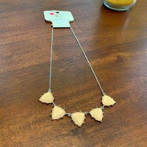 NWT Light Peach Necklace